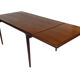 Table à manger vintage Topform en teck massif extensible 1960