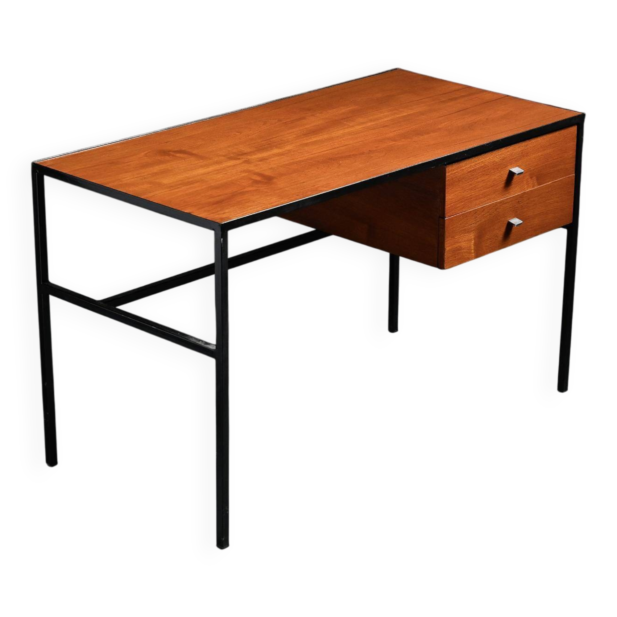 Metal and laminate desk, Meurop, 1960s