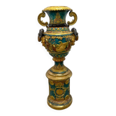 Casa Padrino vase baroque de luxe en bronze multicolore / or 53 x 43 x