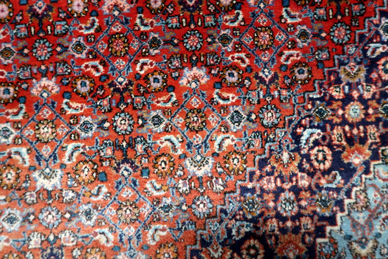 Antique Persian Bidjar handmade rug 7.5' x 10.11' 1920s - 1C1210