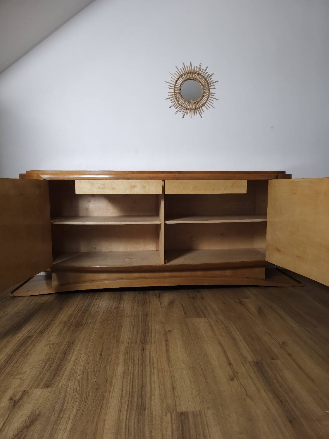 Art Deco Enfilade in walnut – Chic Modernist Style 1950