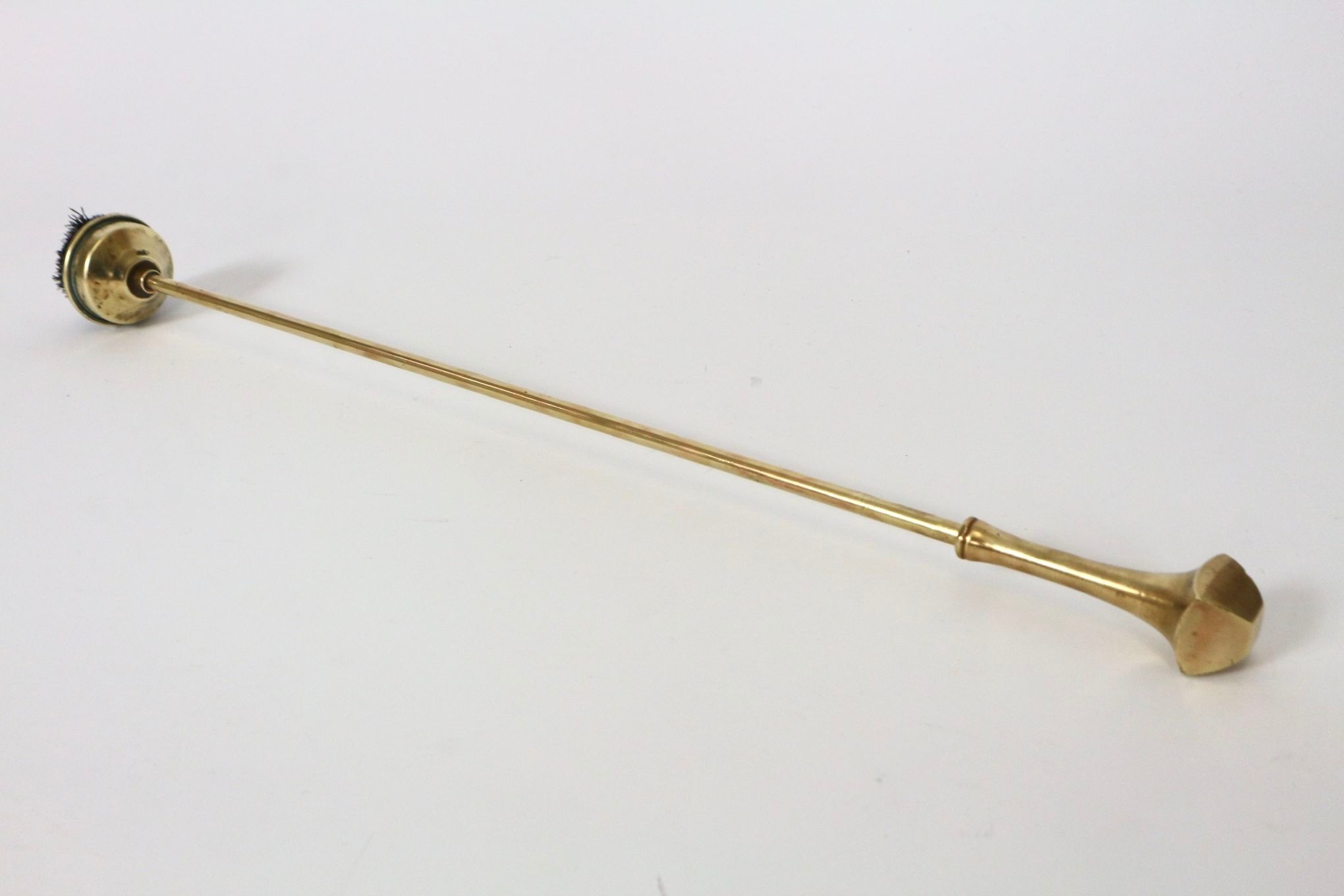 Vintage brass fireplace accessory set