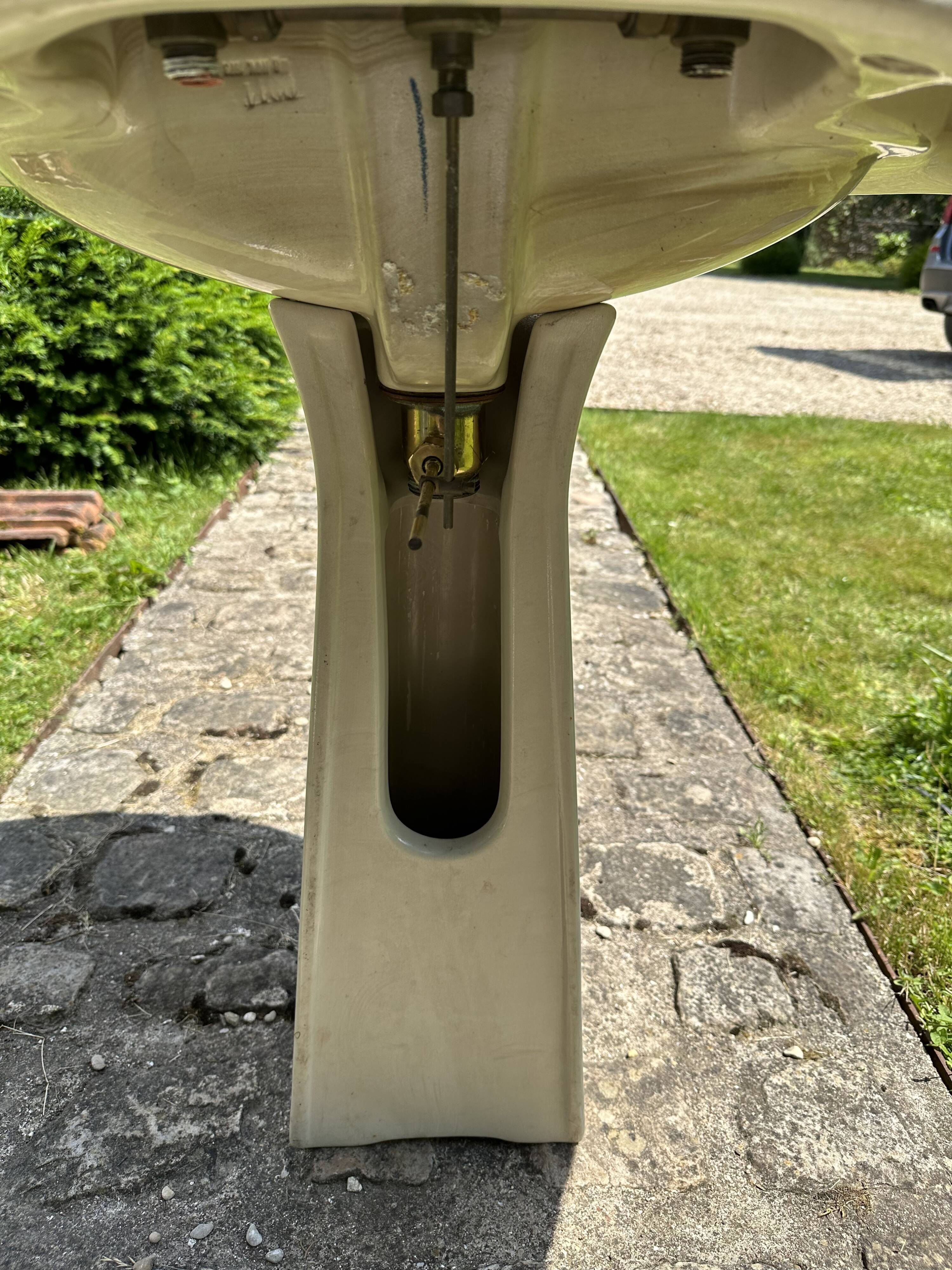 Vintage marble washbasin - Ideal Standard