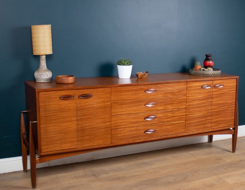 Restored 1960s Retro Teak Elliots Of Newbury EON Mid Century Retro Sideboard