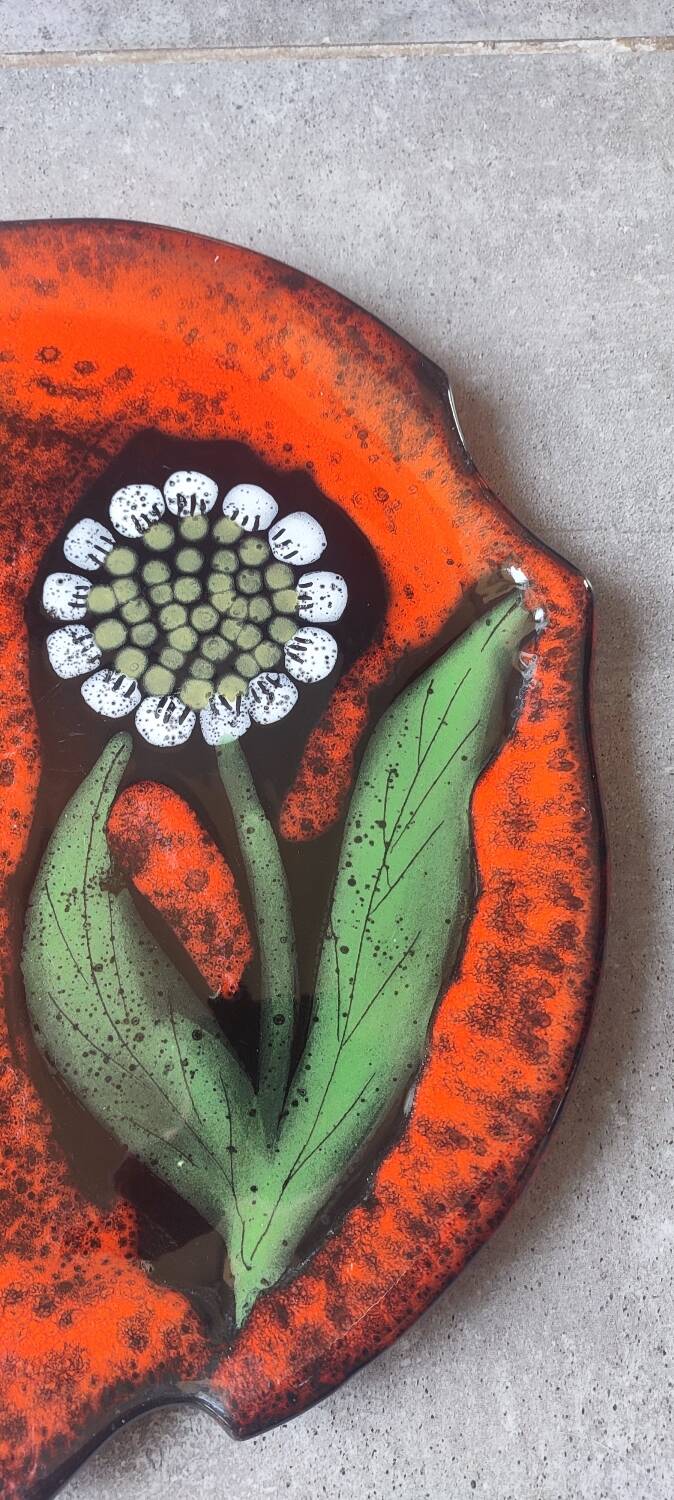 1960s ceramic dish by Vercor