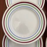6 flat plates Gildas series, Gien