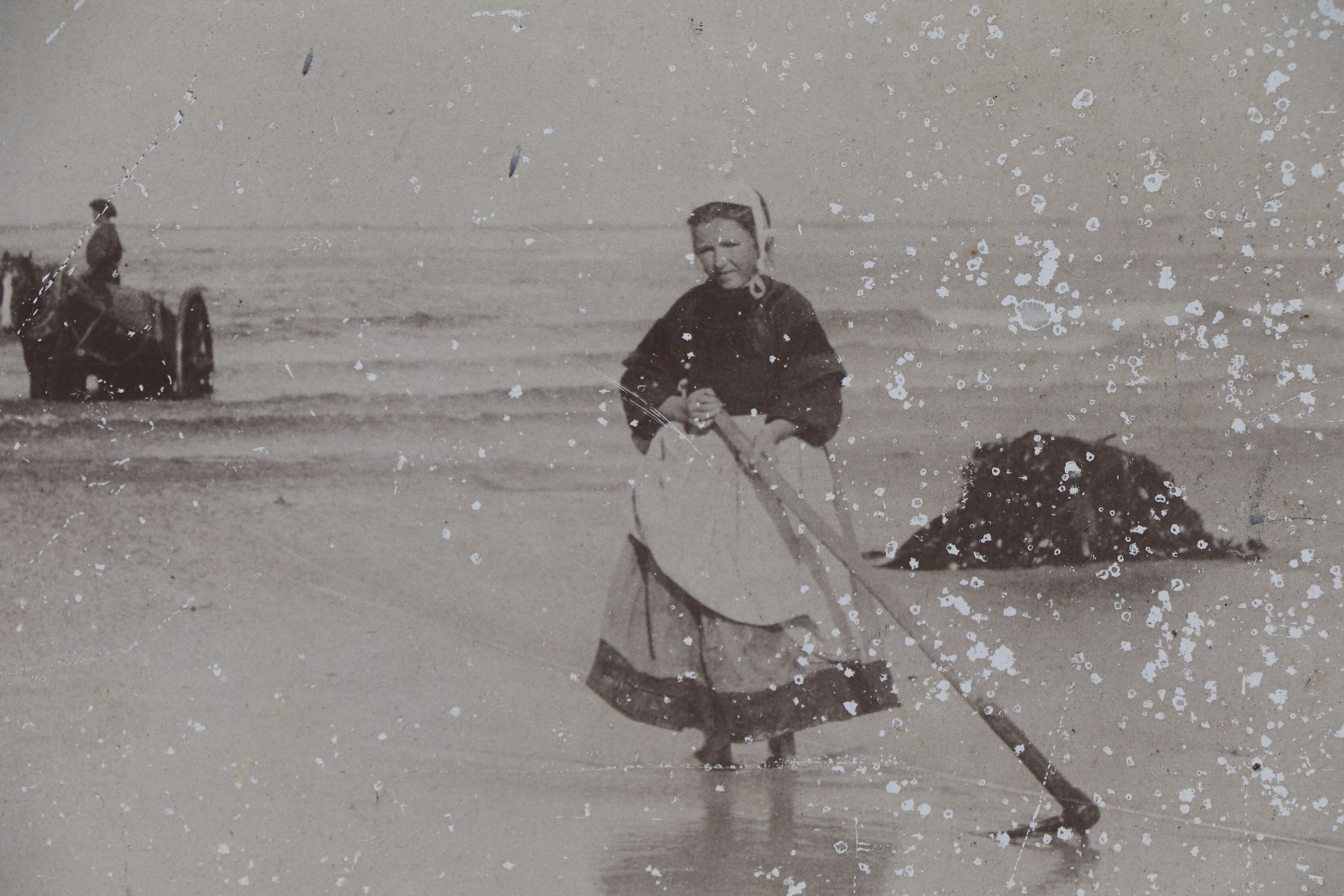 Photo old Brittany fishing and beach