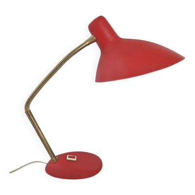 Lampe de table vintage 1950 metal & laiton dlg jean boris lacroix serge mouille