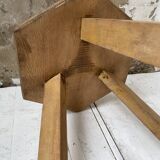 Oak tripod stool