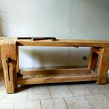 Etabli ancien Bois massif