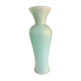 Murano - turquoise lined glass vase