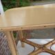 Table basse rectangulaire en rotin