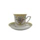 Cup with saucer, art nouveau, porcelain, Germany, 1950s