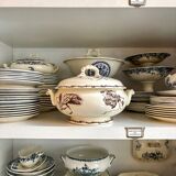 Large brown ironstone tureen HB & Cie