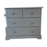 Gray chest of drawers