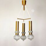 3 globe pendant chandelier