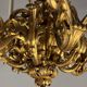 Carved and Gilded Wood Chandelier, 18 Arms of Light, Italy Circa 1880