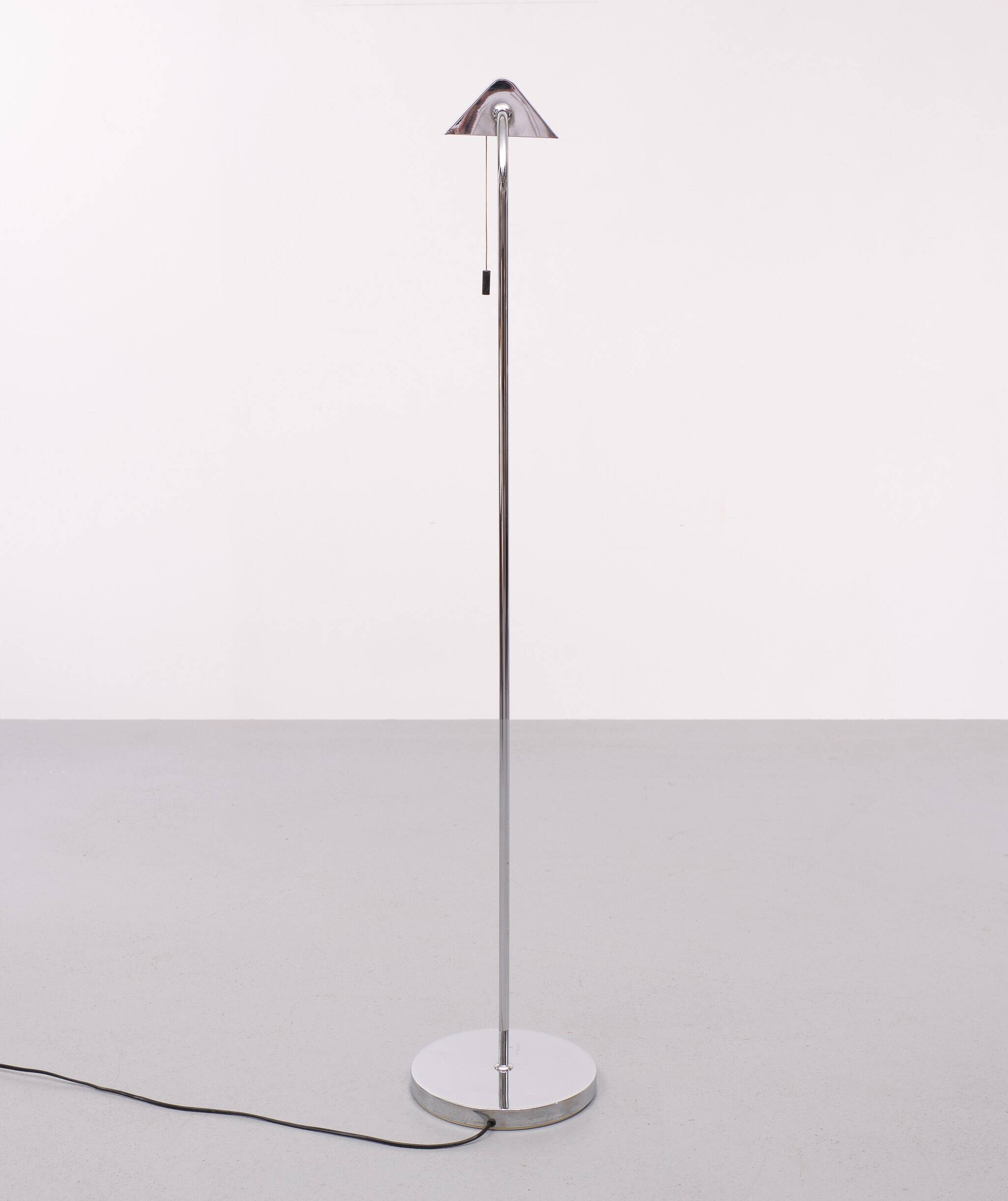 Bankamp Leuchten Chrome Floor Lamp, 1970, Germany