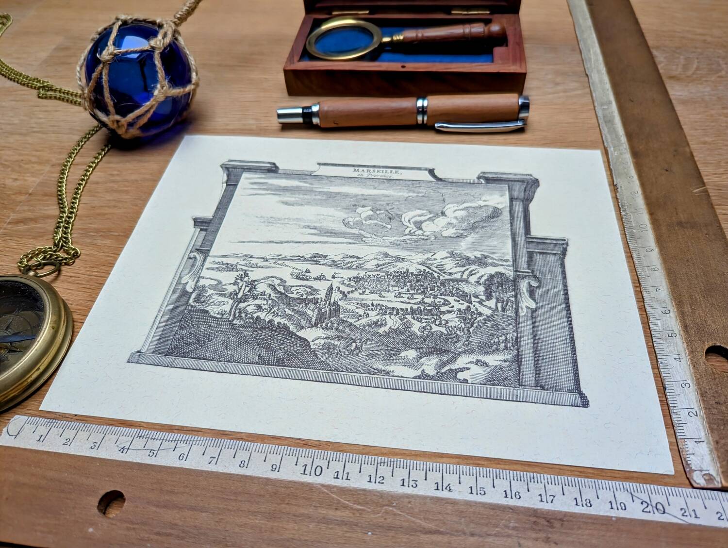 Printed in 1970, Marseille, Bouches-du-Rhône. Original vintage.