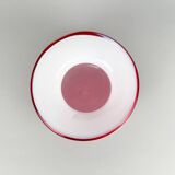 1970s Unique Vase Layered Glass