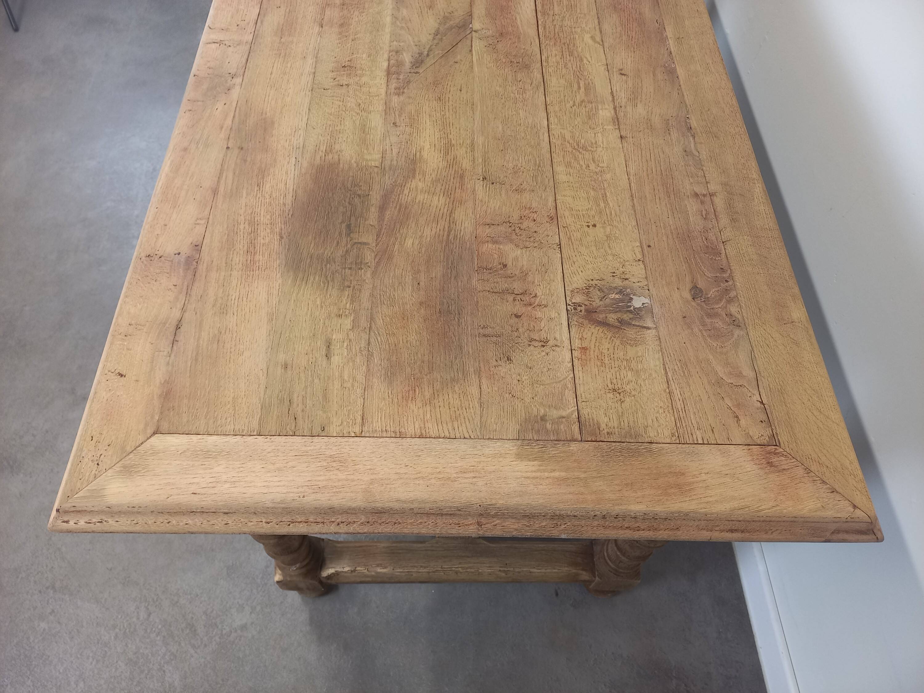 Oak farm table 158 cm