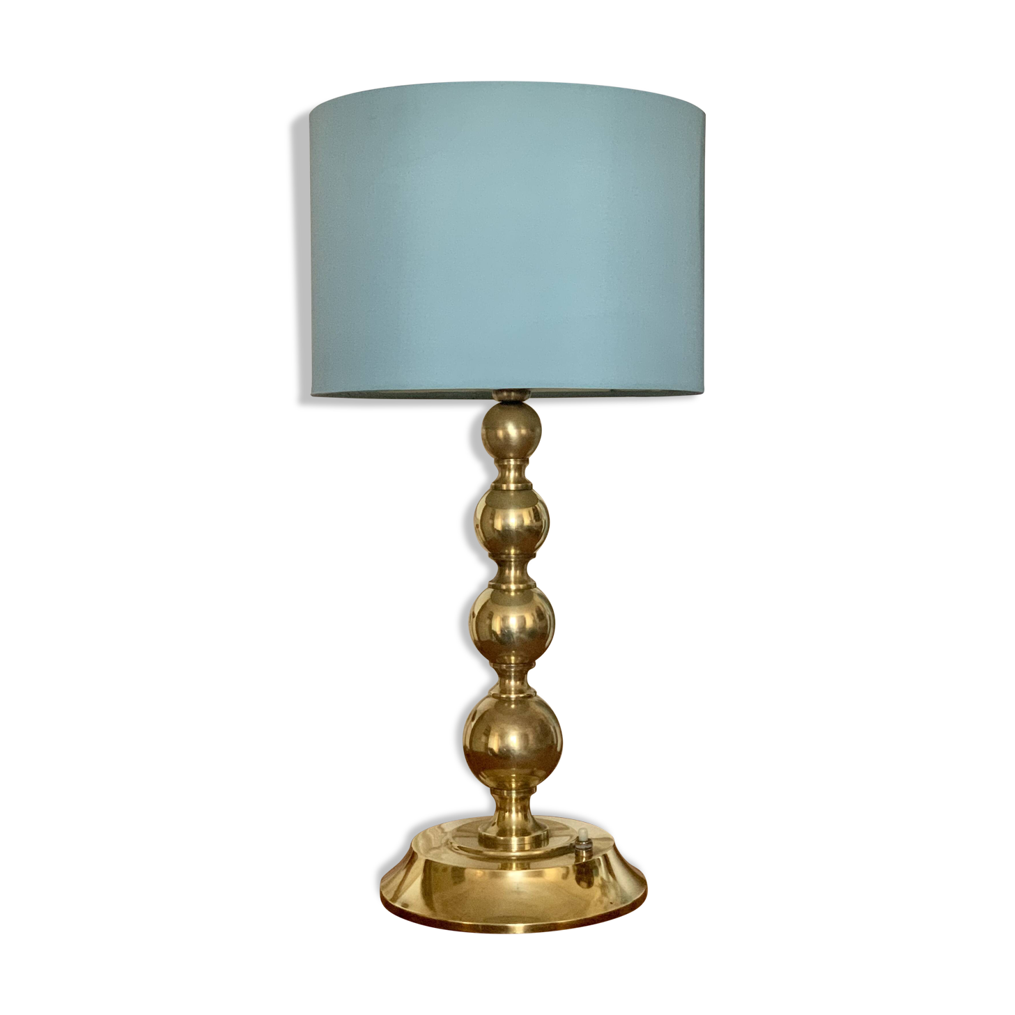 Brass ball lamp