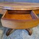 Table basse ovale