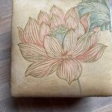 Vintage upholstered stool/footrest