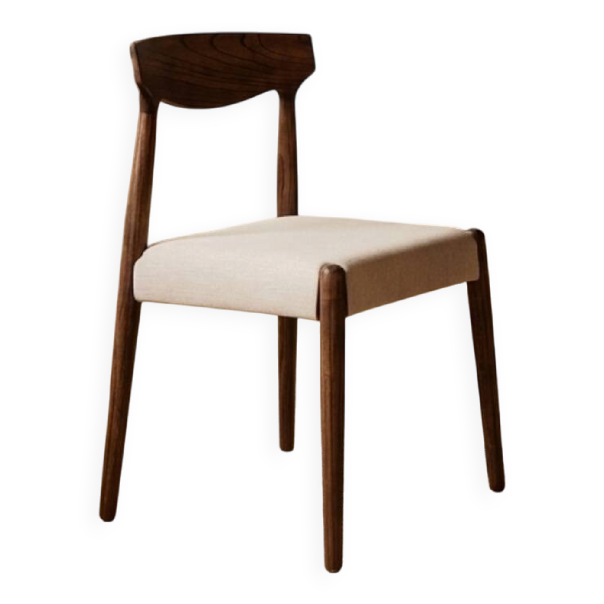 Modern Dining Chairs Japandi & Mid Century style | Solid Wood Ash 
