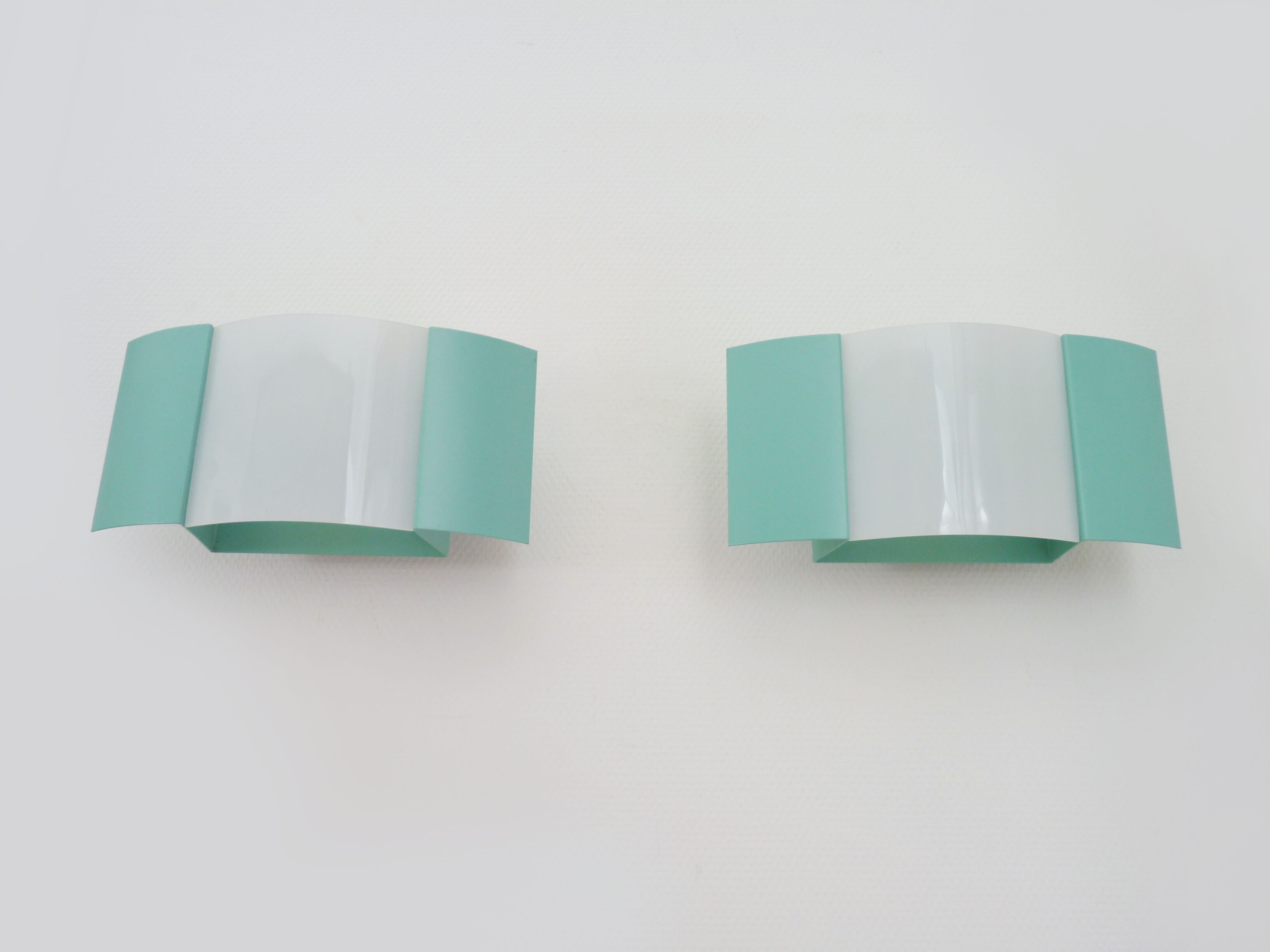 Pair of wall sconces Maison Arlus model Celine. Year 80