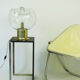 Doria hand blown glass lamp