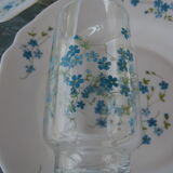 Service for 4 people forget-me-not arcopal