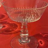 5 crystal champagne glasses