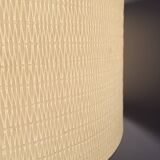 Brass lable lamp with round shade 1960s