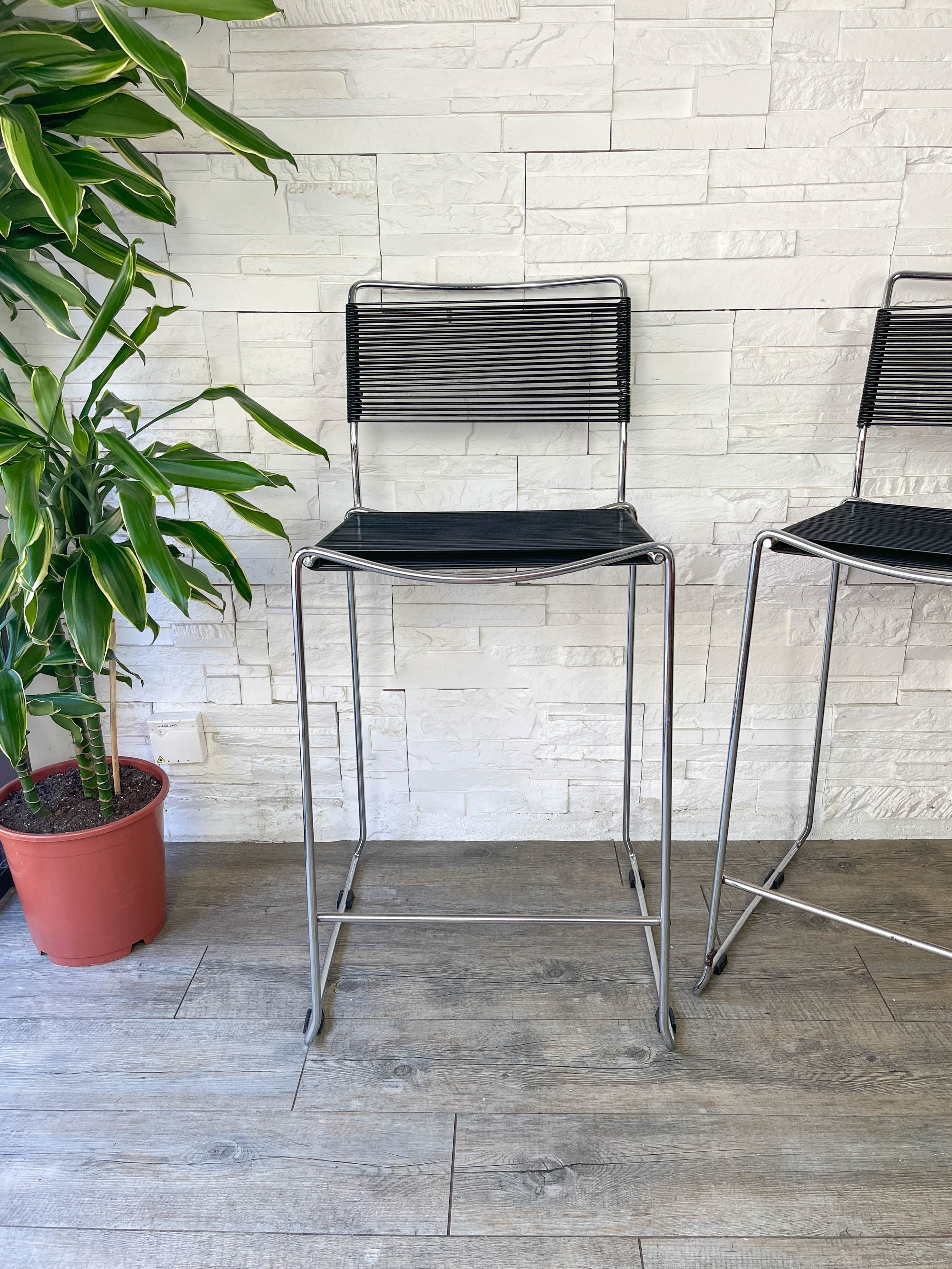 Mid-Century Spaghetti Bar Stools by Giandomenico Belotti for Alias, Italy, 1980s