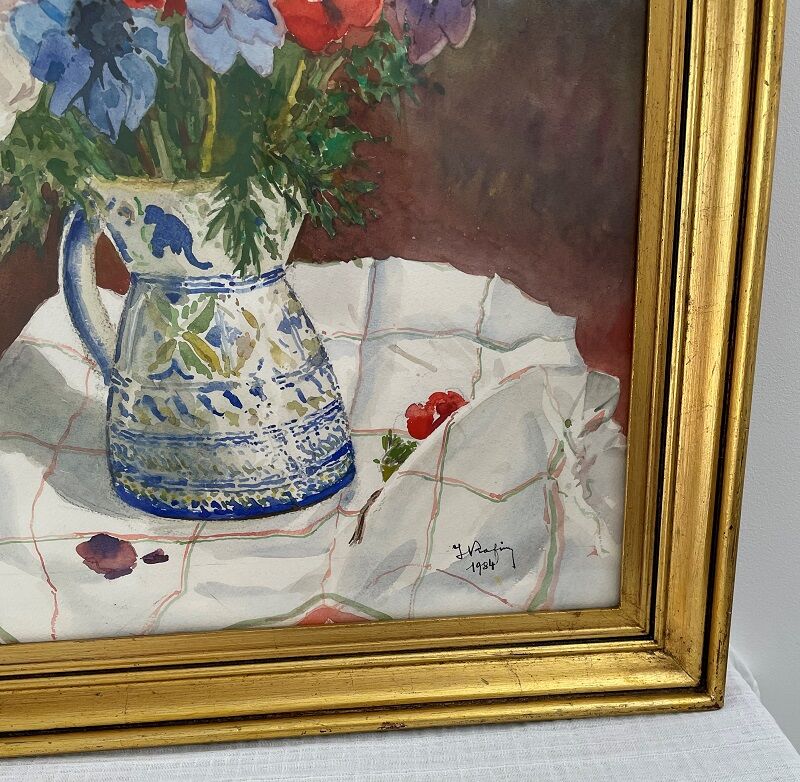 Painting anemones Still Life