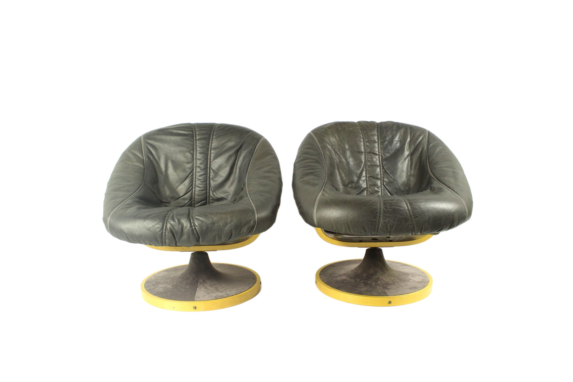 Pair of vintage norwegian lounge chair from Söda Galvano, 1970s
