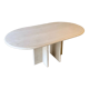 Ligne Roset travertine vintage dining table