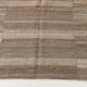 Striped Pattern Brown Vintage Kilim Rug, 225x309Cm