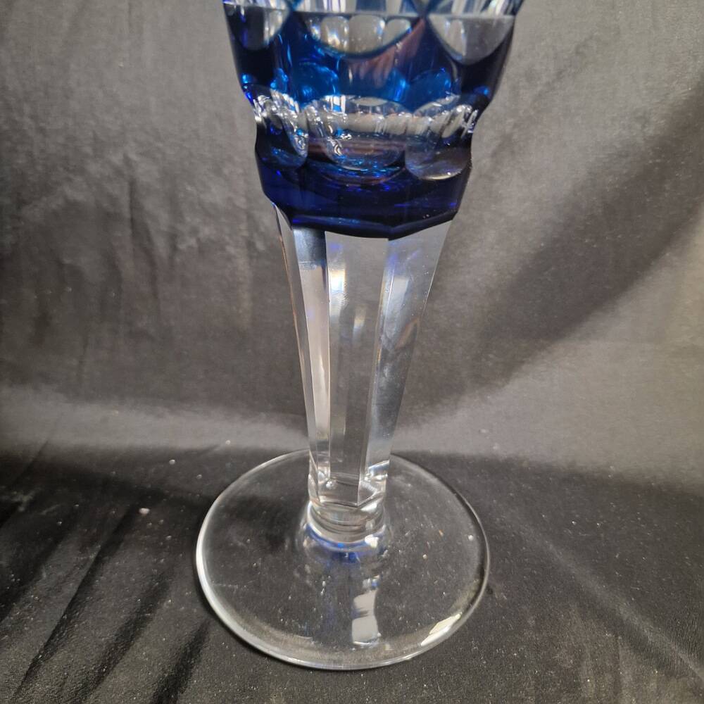 Wedding vase Val Saint Lambert crystal size