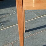 Desk or table in raw wood