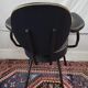Fauteuil de coiffeur métal et skaï années 60