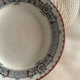 Mounted ironstone plate stamped Wedgwood