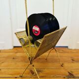 Porte disques vinyles 1950