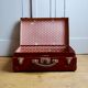 Valise vintage bordeaux "la favorite"