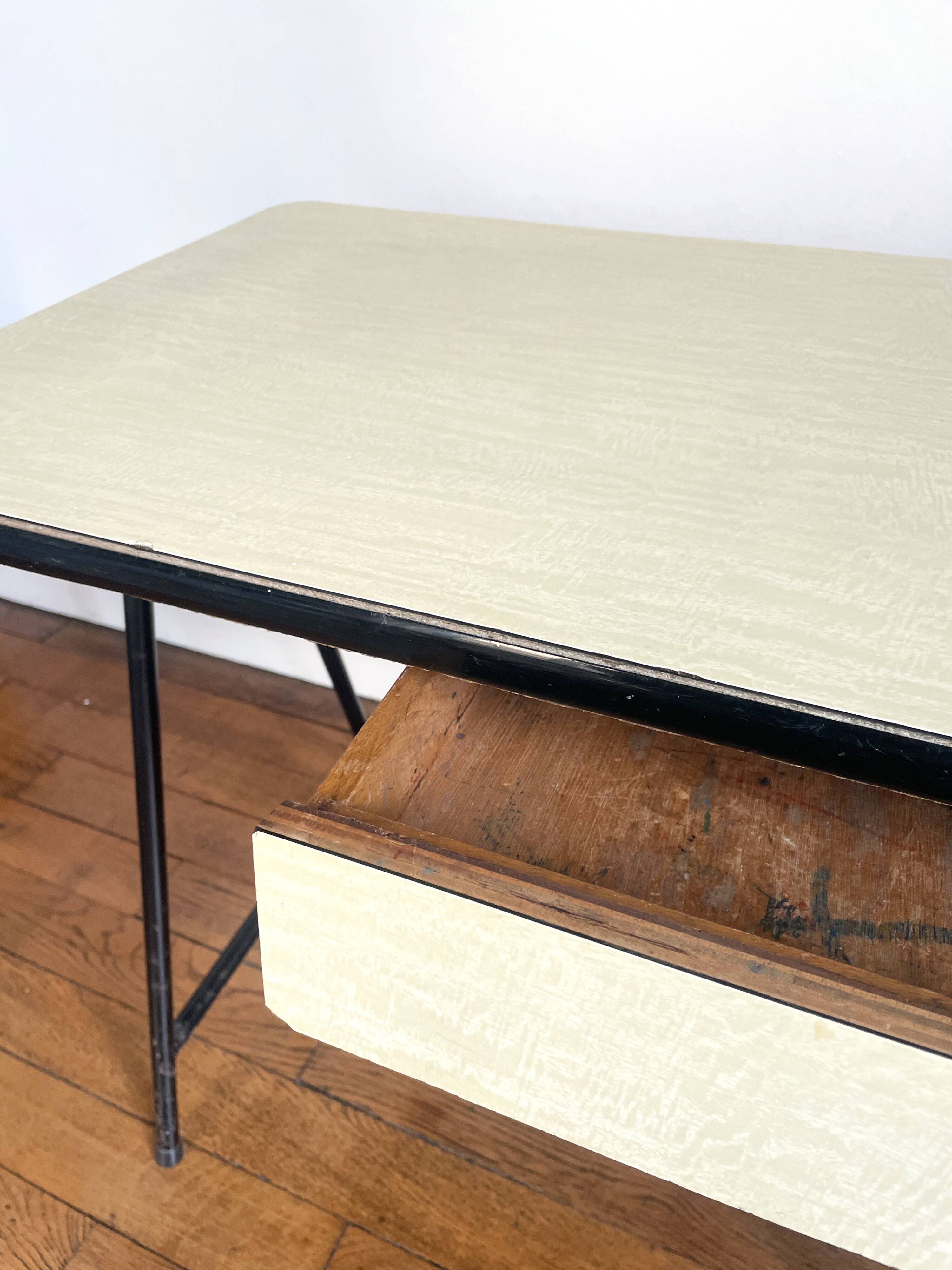 Formica children's desk + chair