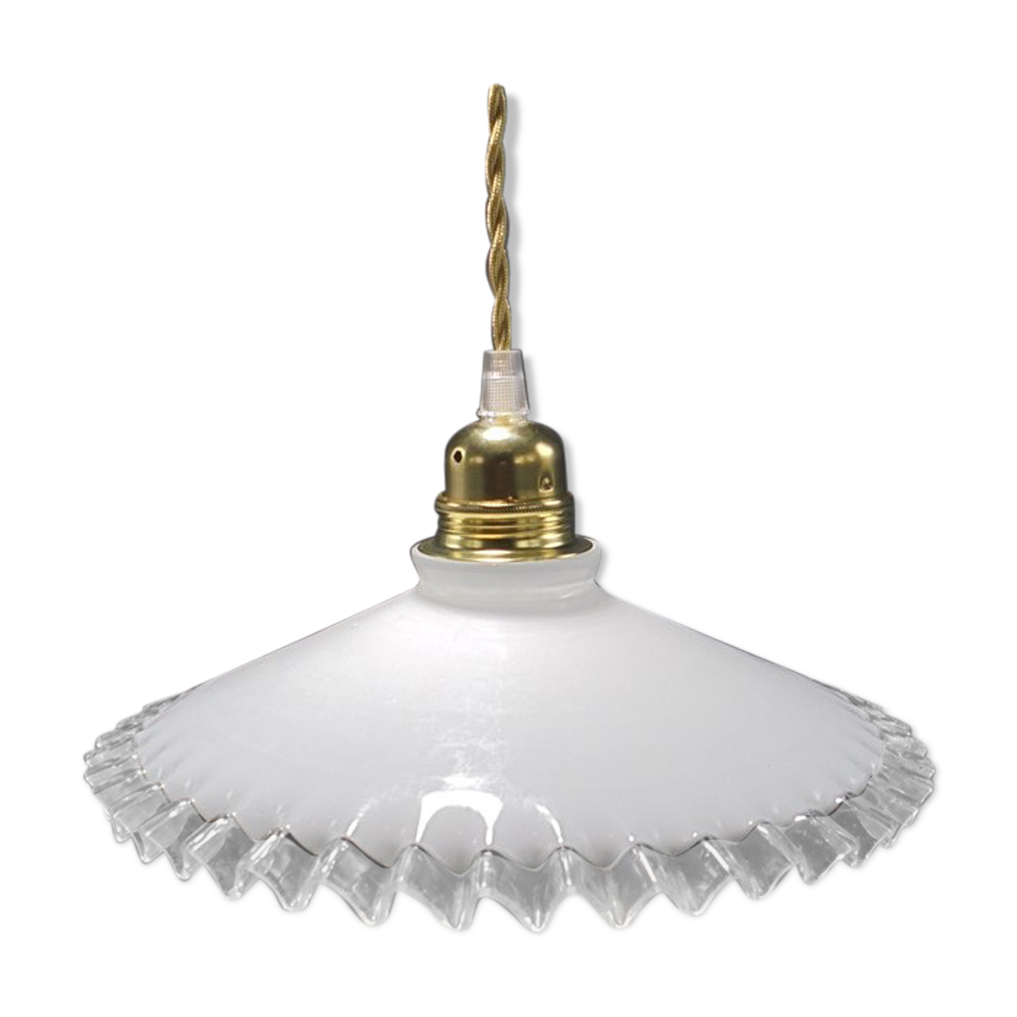 Suspension en opaline