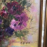 Painting Still life of flowers Oil on canvas