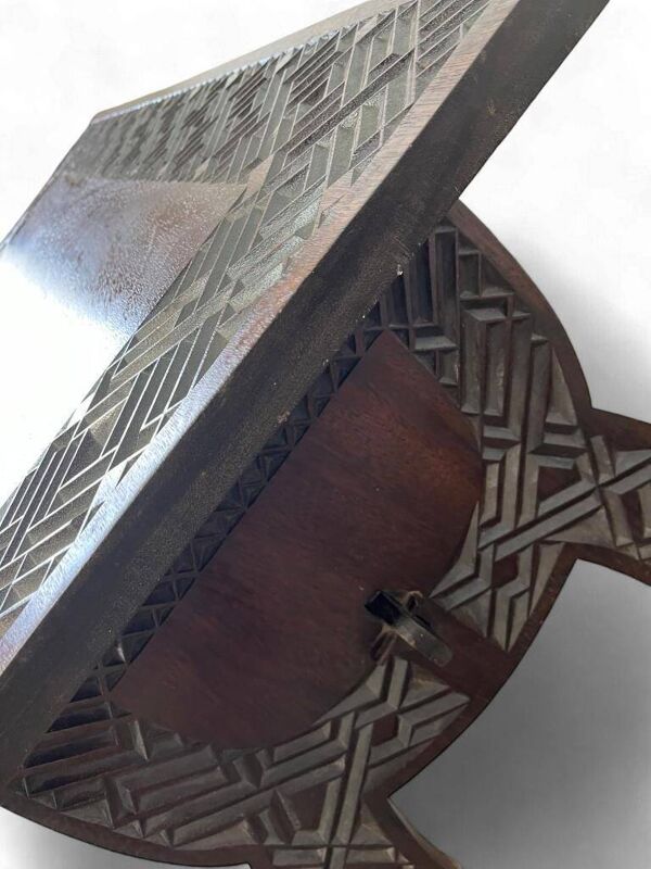 Table basse brutaliste vintage / table basse
