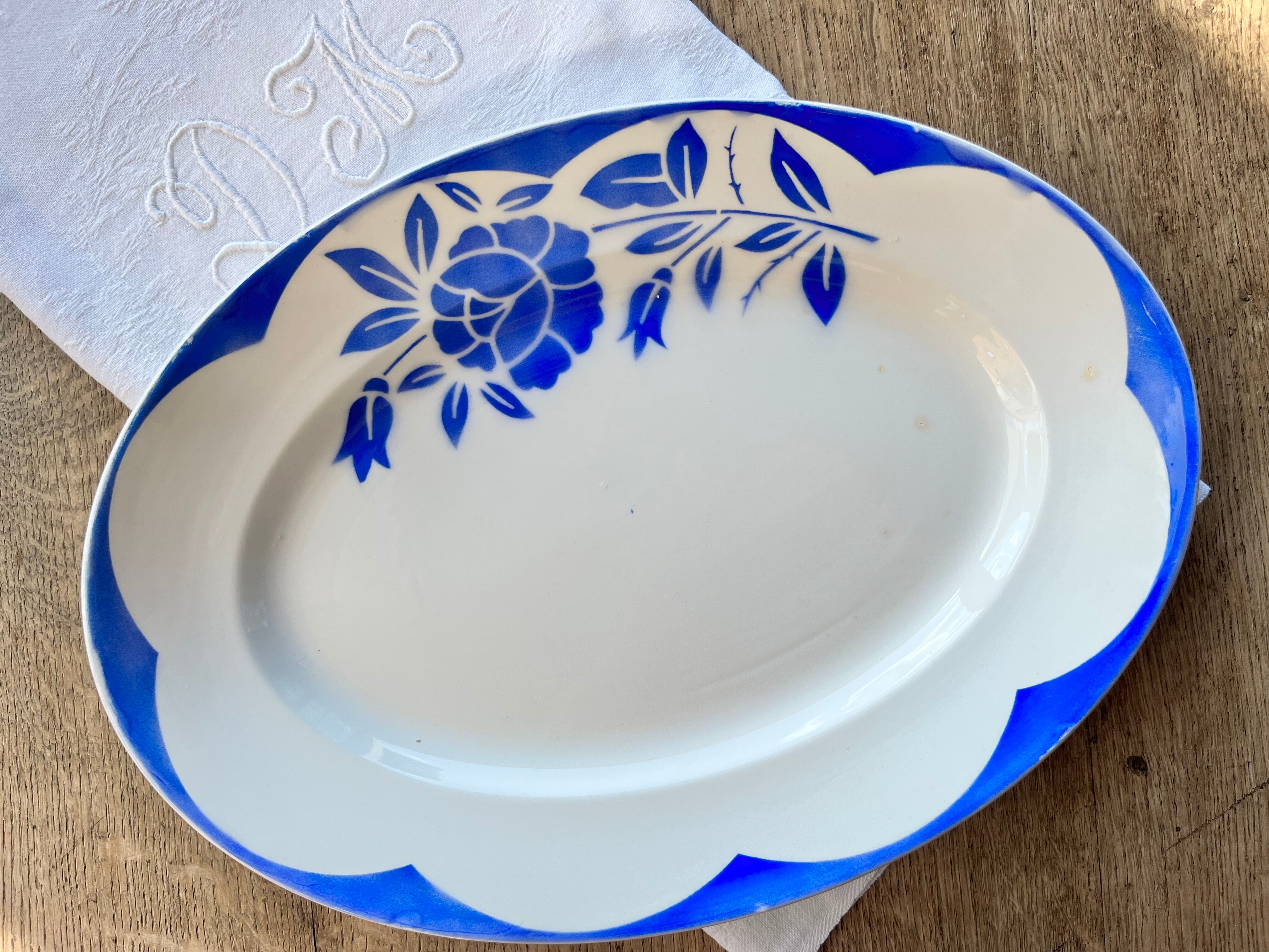 Digoin Corsica oval dish